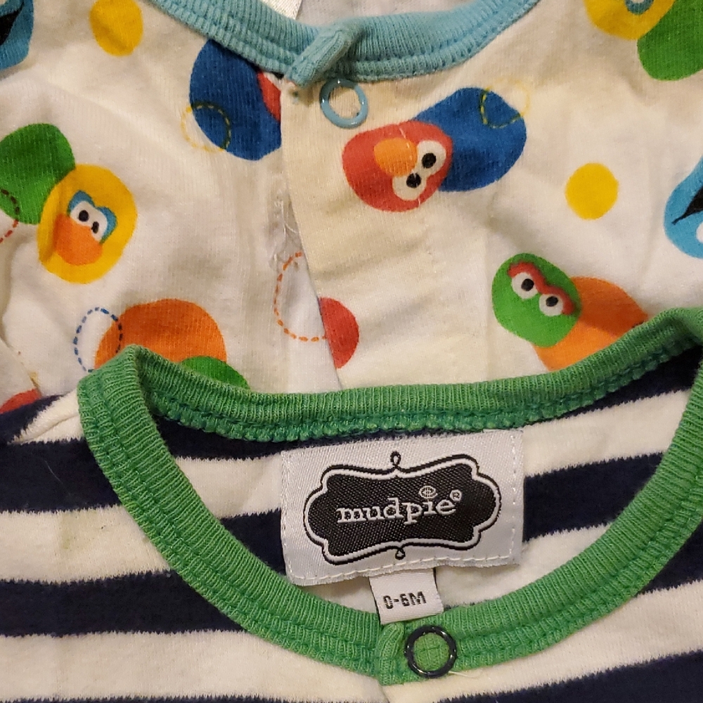 Set of 8 3-6 months baby onesies bundle - Picture 2 of 5